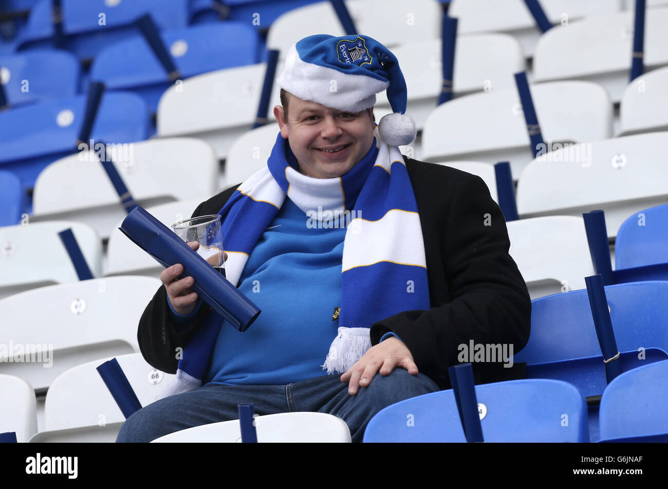 Fußball - Barclays Premier League - Everton V Liverpool - Goodison Park Stockfoto