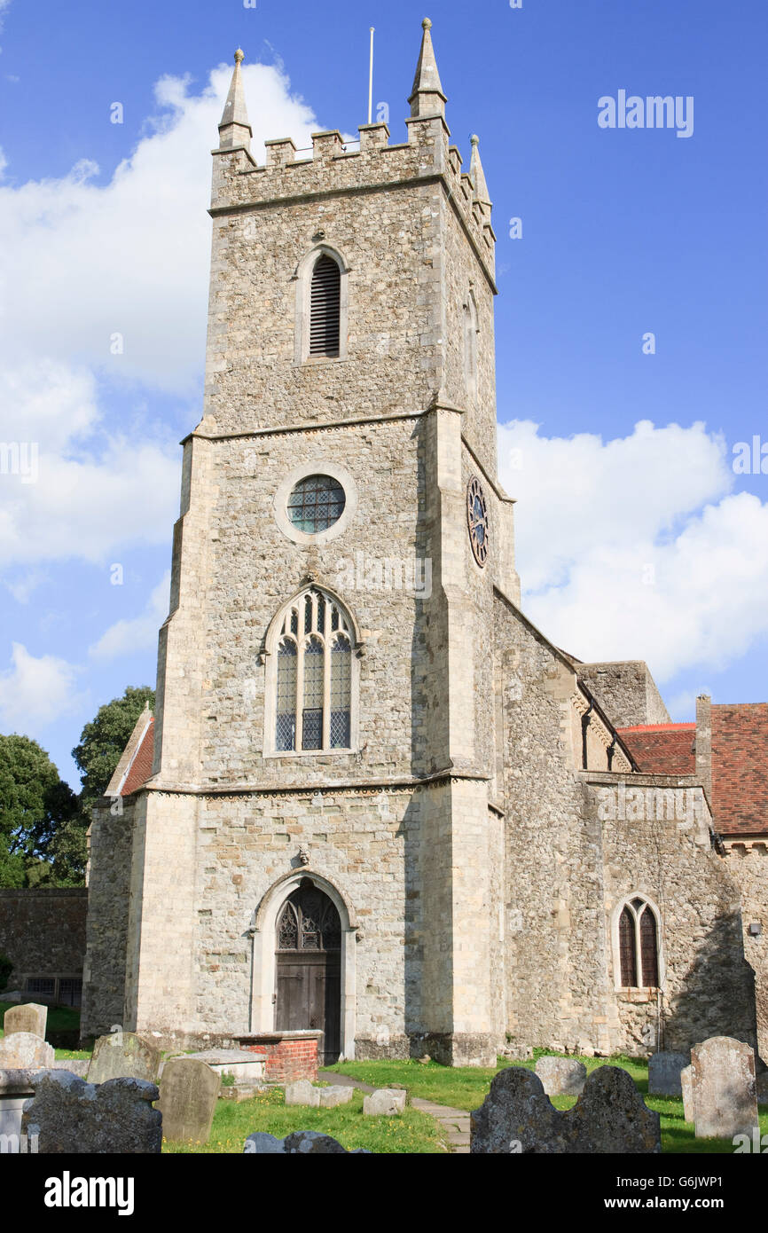 St. Leonards Kirche in Hythe, Kent, England. Stockfoto