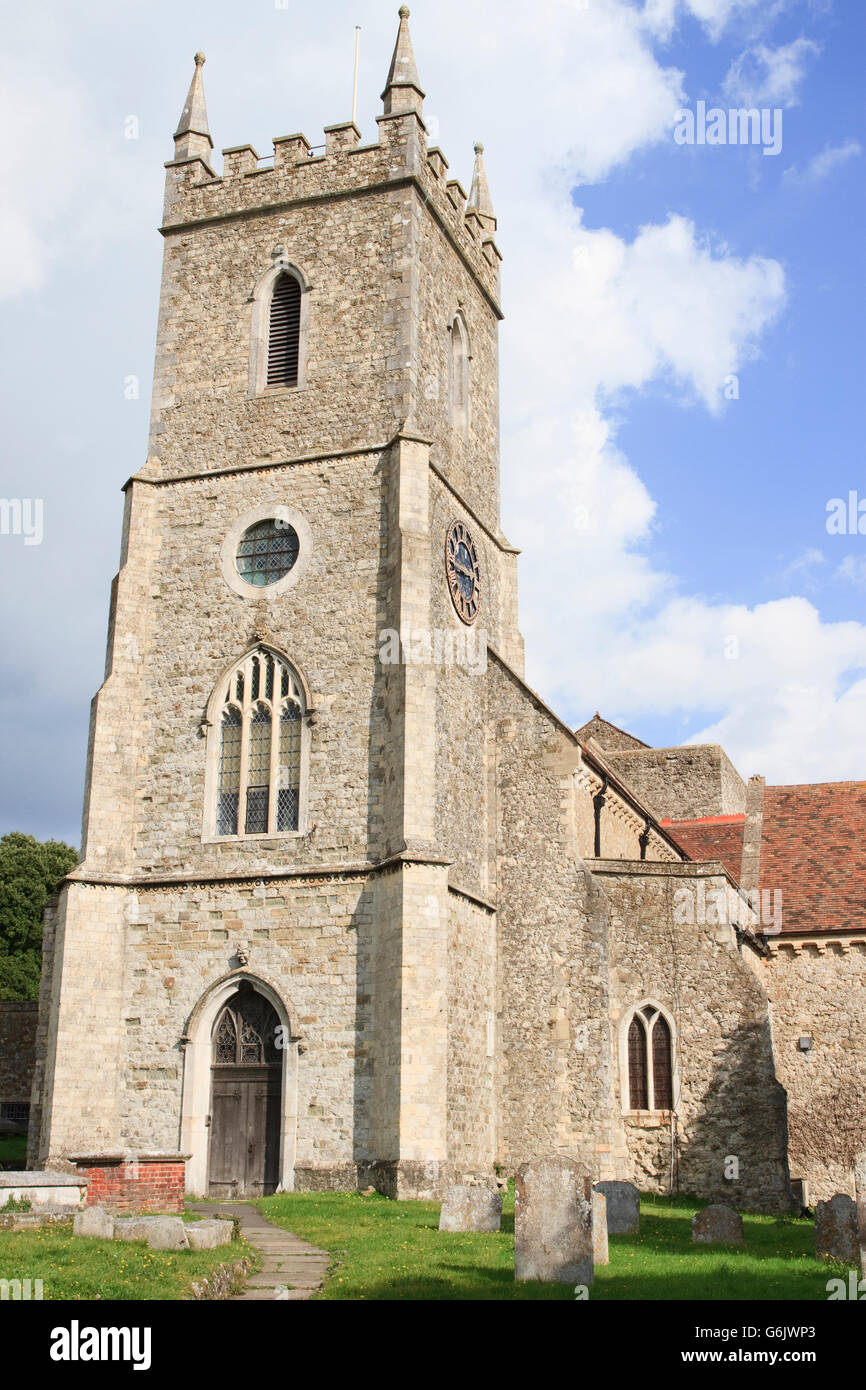 St. Leonards Kirche in Hythe, Kent, England. Stockfoto