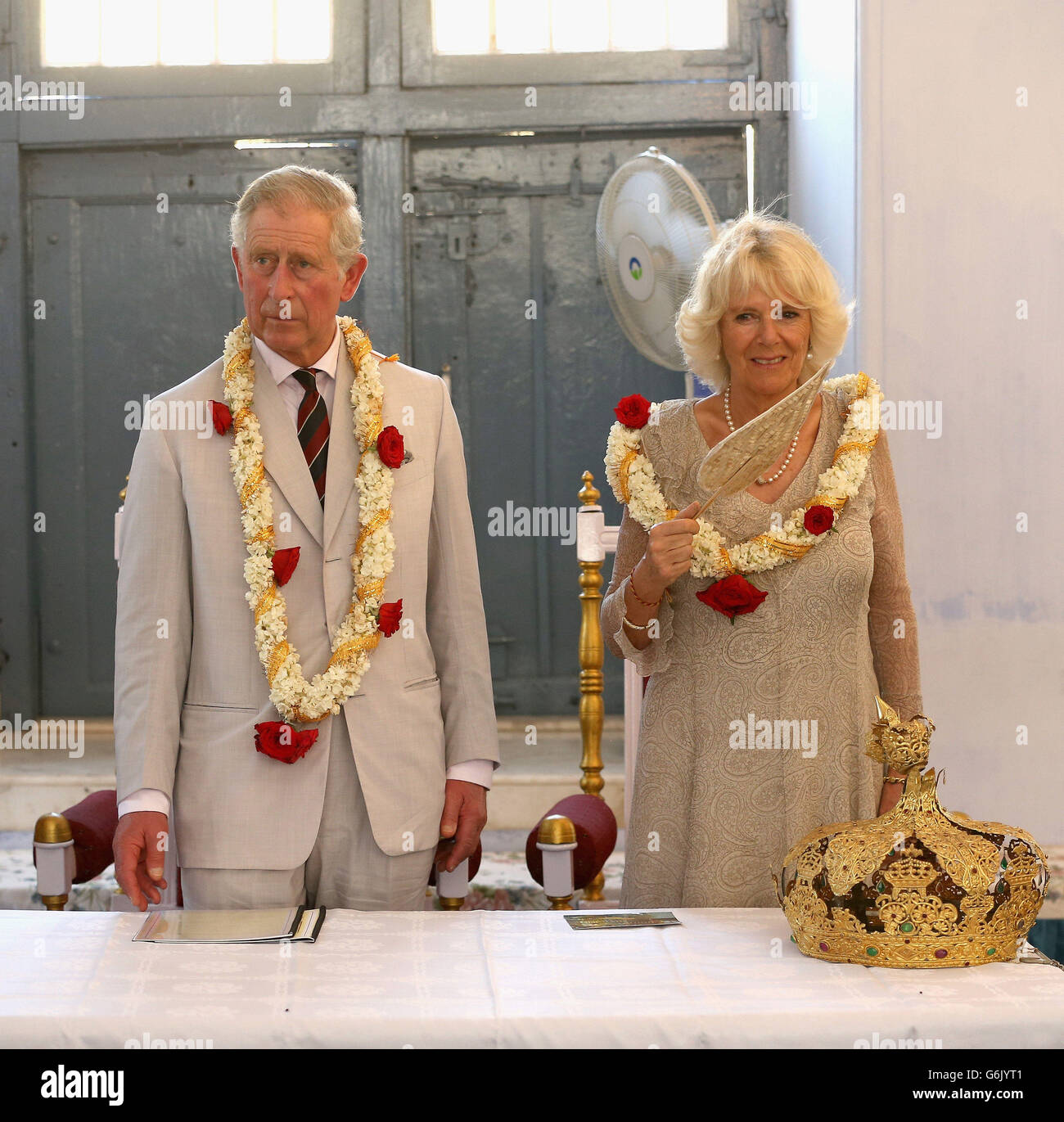 Königlicher Besuch in Indien - Tag acht Stockfoto