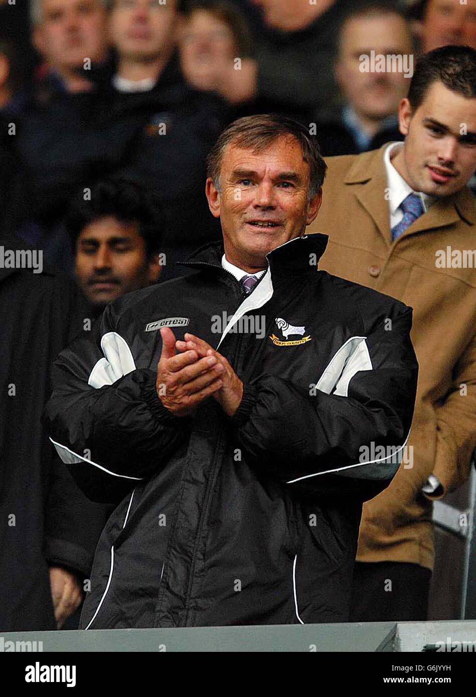 Neuer Derby-Vorsitzender John Sleightholme. Derby gegen Coventry im Pride Park. DIESES BILD KANN NUR IM KONTEXT EINER EDITIORIAL-FUNKTION VERWENDET WERDEN. KEINE INOFFIZIELLE NUTZUNG DER CLUB-WEBSITE. Stockfoto