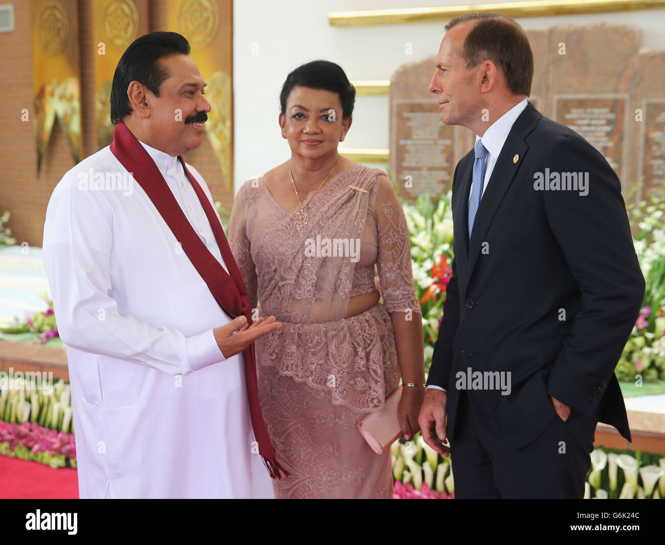 Commonwealth Staats-und Regierungschefs - Sri Lanka Stockfoto