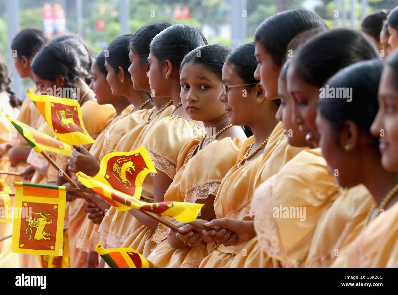 Commonwealth Staats-und Regierungschefs - Sri Lanka Stockfoto