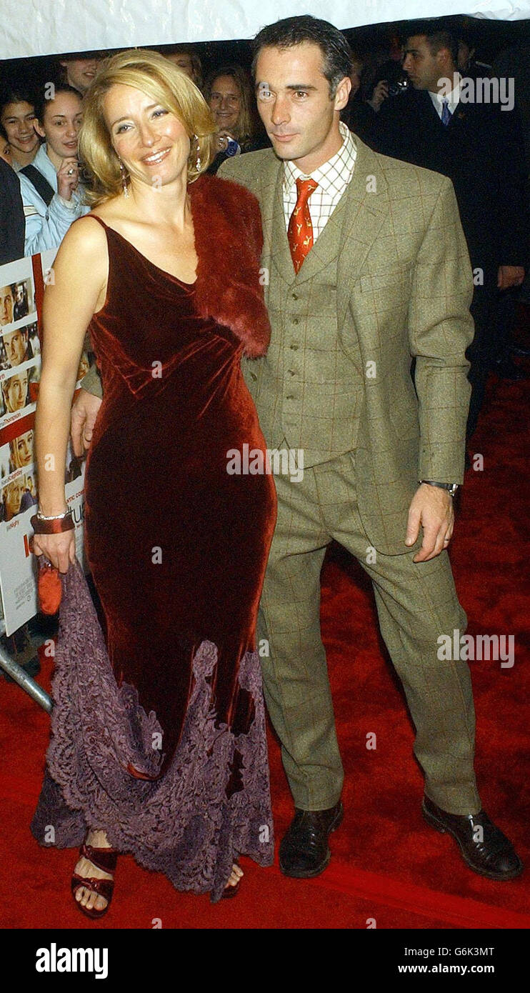 Thompson Liebe tatsächlich Premiere Stockfoto