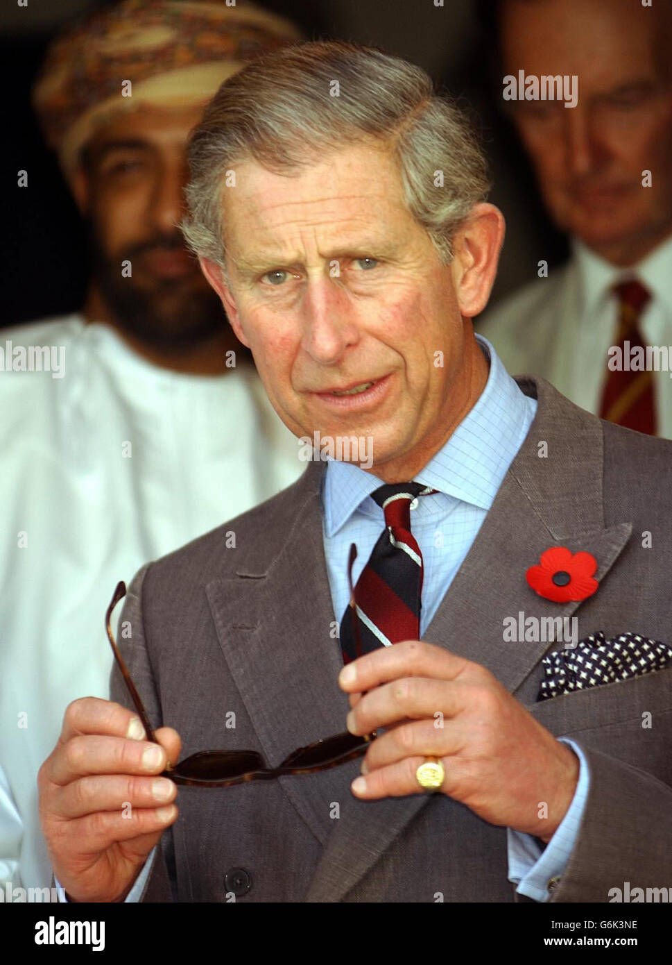 Prinz Charles im Nakhal Fort Stockfoto