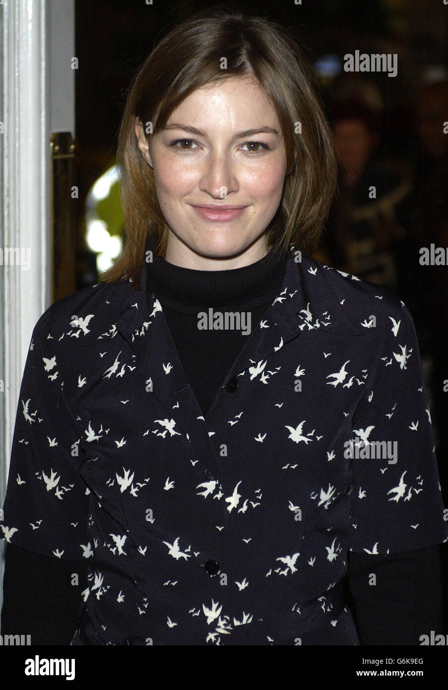 Schauspielerin Kelly Macdonald kommt zur britischen Filmpremiere von Pause im Electric Cinema in West London. Stockfoto