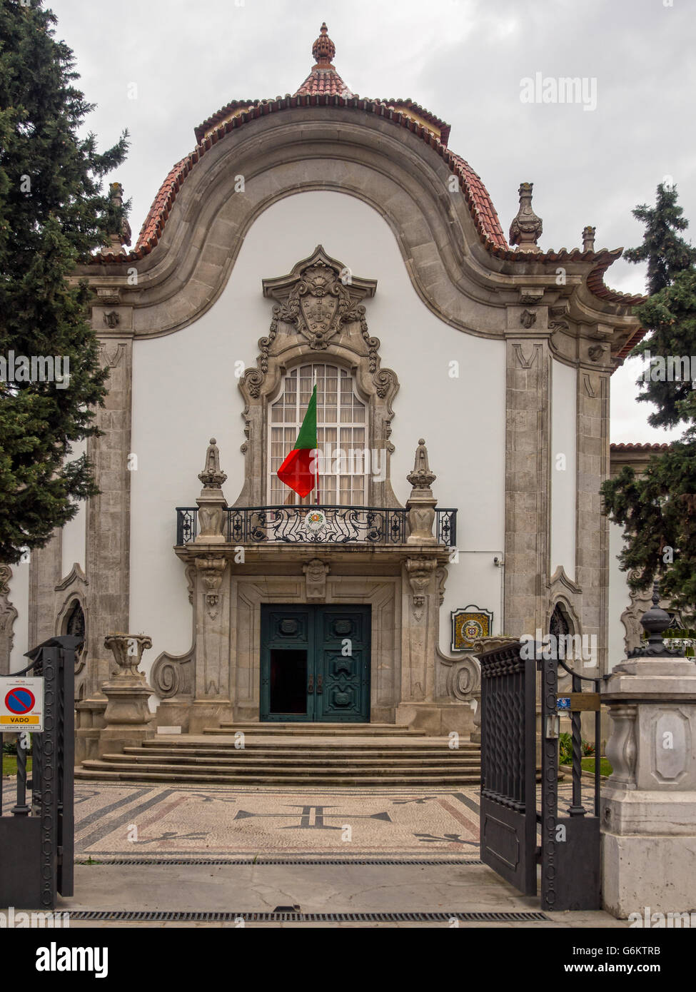 SEVILLA, SPANIEN - 15. MÄRZ 2016: Generalkonsulat Portugals Stockfoto
