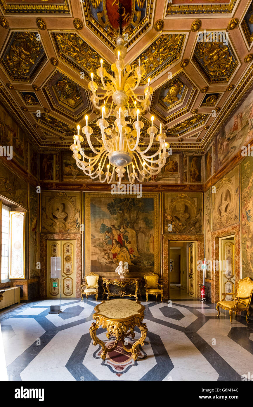 Interieur des Zimmers im Kapitolinischen Museen in Rom Italien Stockfoto