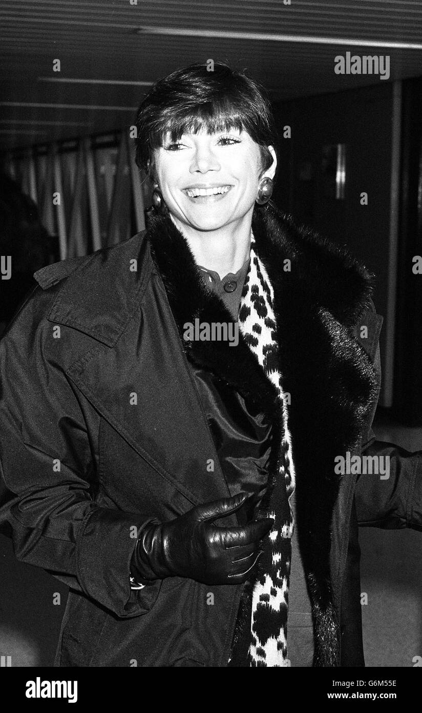 Victoria Principal. Victoria Principal, die in der Fernsehserie Dallas Pam Ewing spielt. Stockfoto