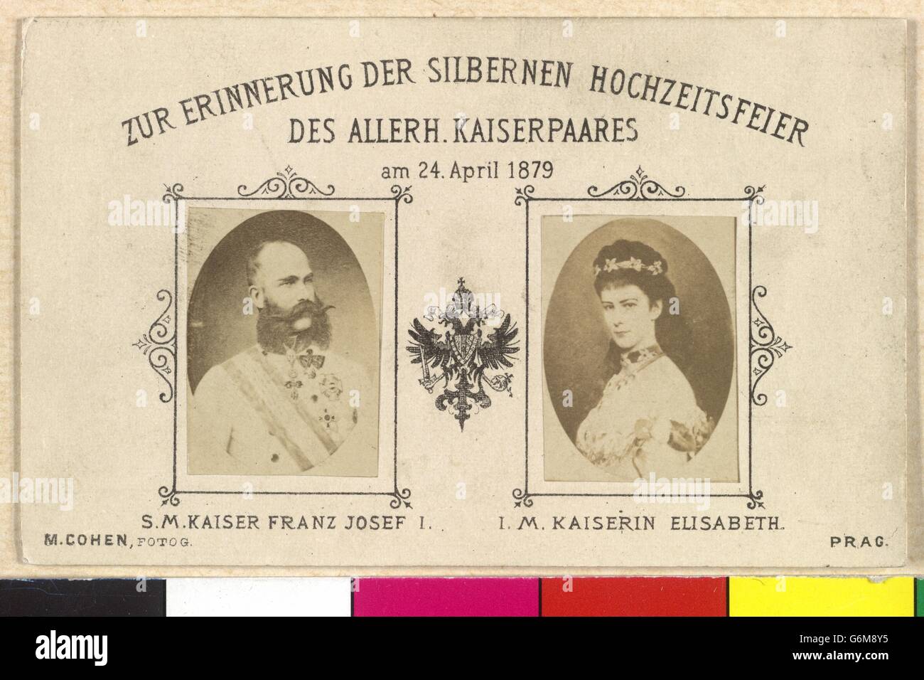 Franz Joseph I., Kaiser von Österreich Und Elisabeth, Kaiserin von Österreich Stockfoto