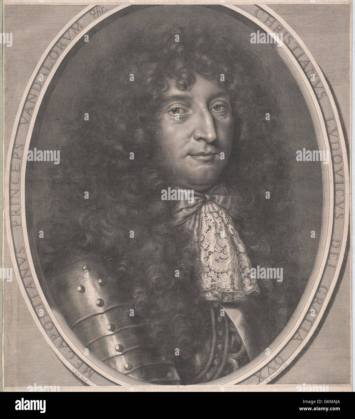 Christian Ludwig I., Herzog von Mecklenburg-Schwerin Stockfoto