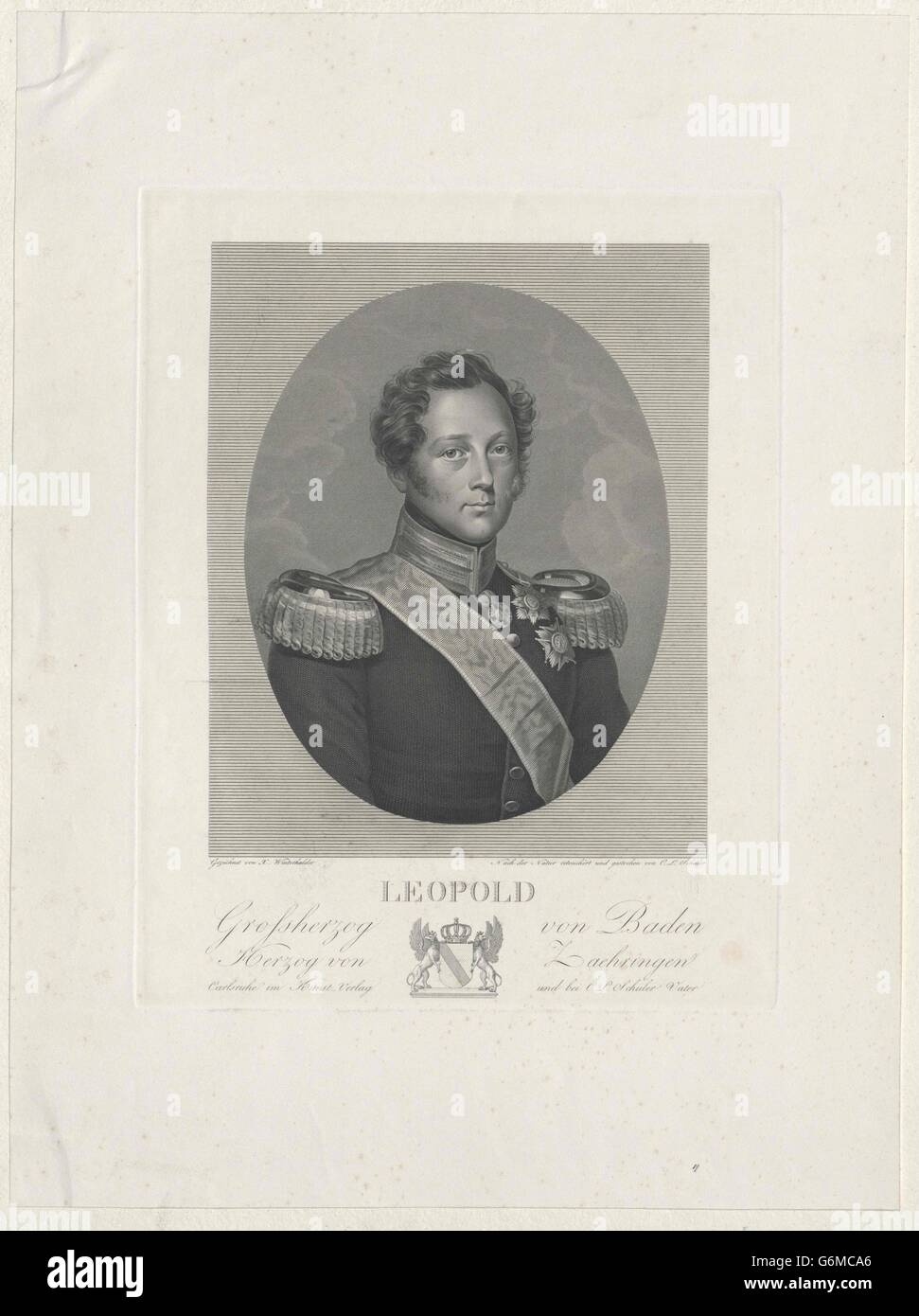 Leopold, Großherzog von Baden Stockfoto