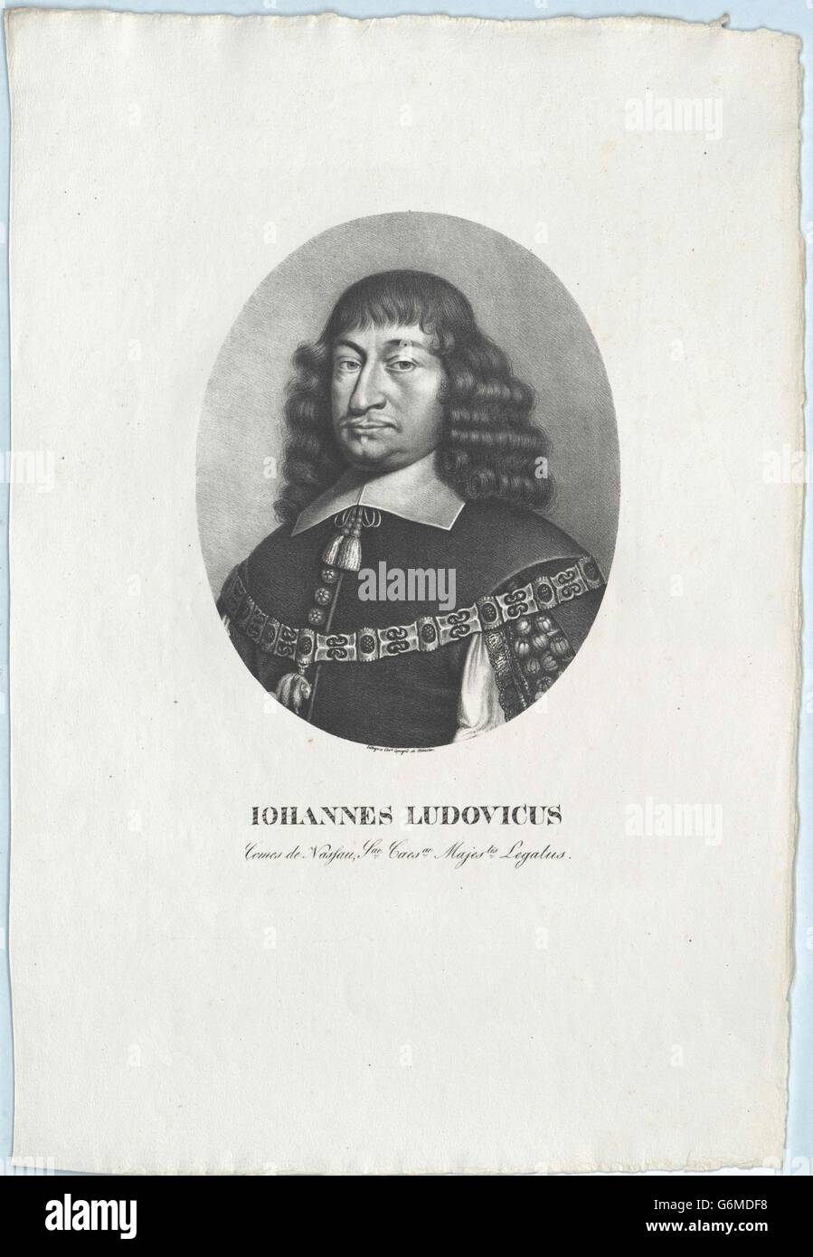 Johann Ludwig, Fürst von Nassau-Hadamar Stockfoto