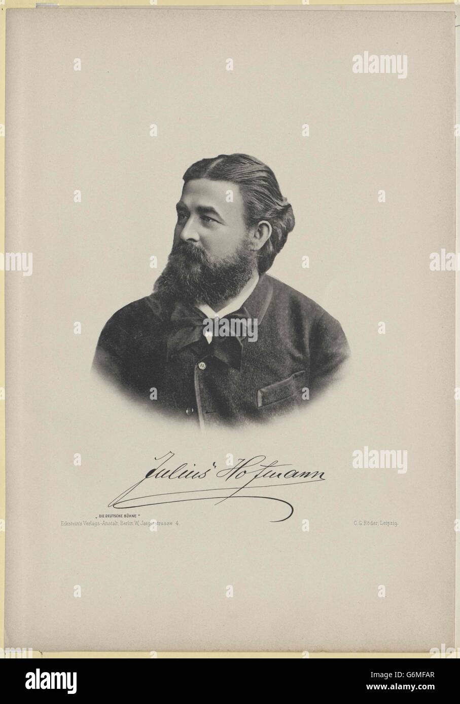 Hofmann, Julius Stockfoto