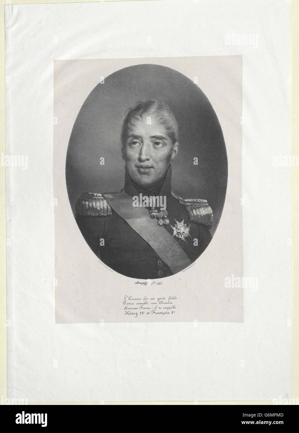 Karl X., König von Frankreich Stockfoto