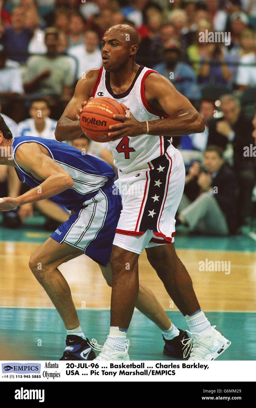 Olympiade 1996, Atlanta... Herren-Basketball Stockfoto