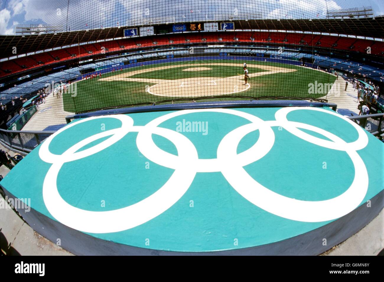 20-JUL-96. Olympic Baseball .das Atlanta-Fulton County Stadium, Austragungsort des Olympic Baseballs Stockfoto