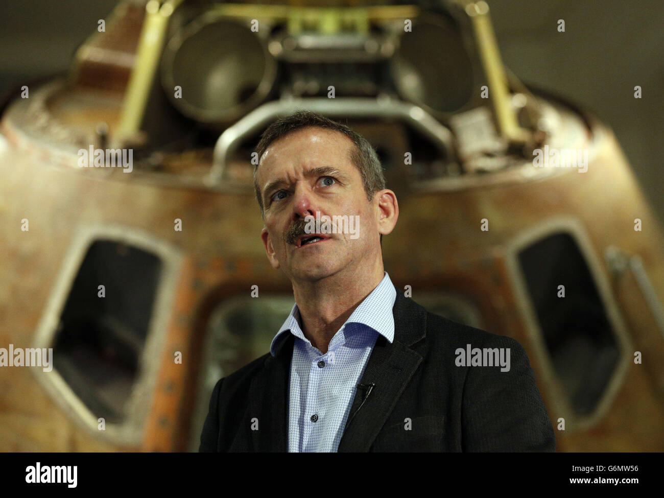 Chris Hadfield besucht Fototermin - London Stockfoto