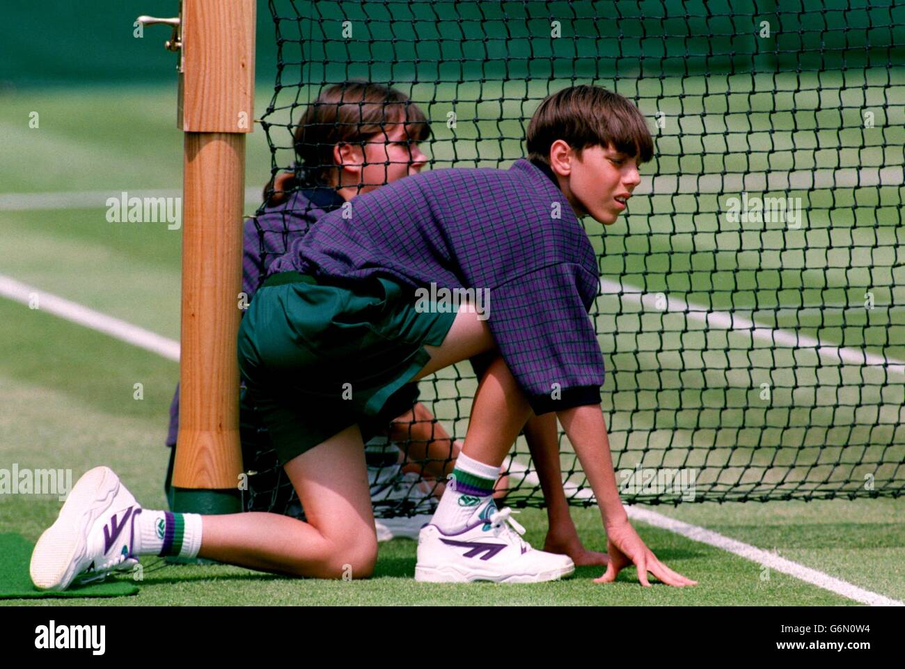 Ball boy wimbledon tennis championships Fotos und Bildmaterial in