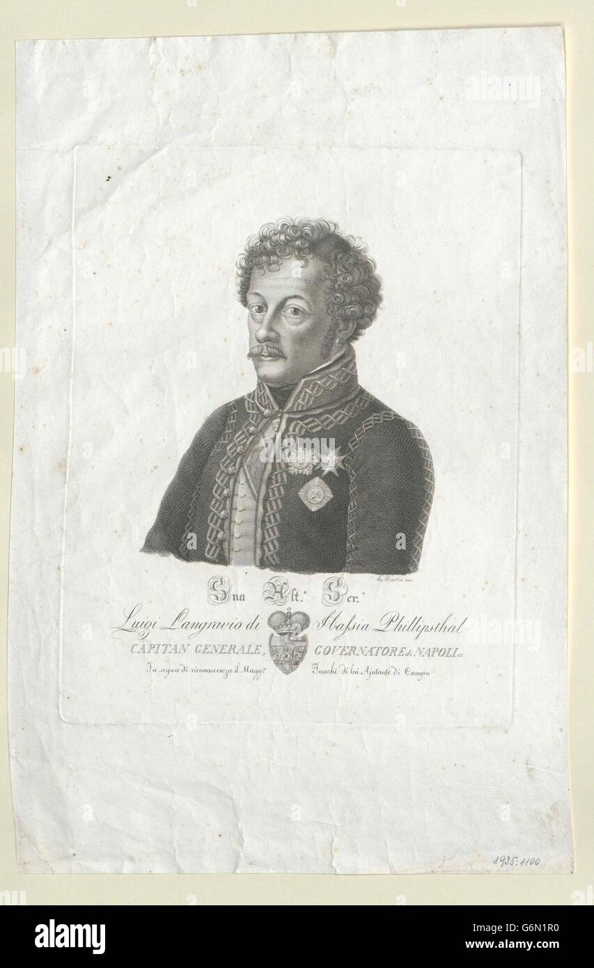 Ludwig, Landgraf von Hessen-Philippsthal Stockfoto