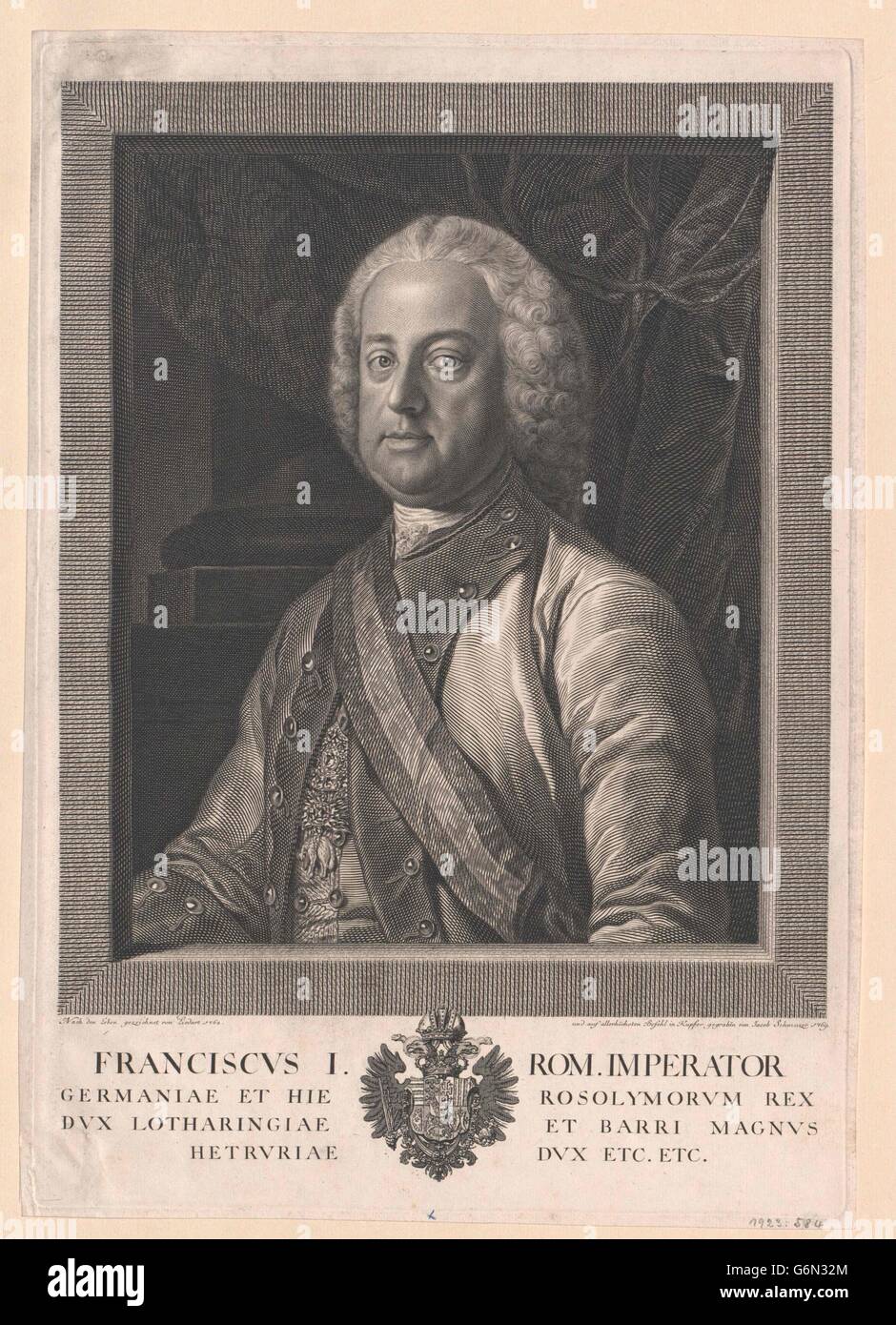 Franz I., Römisch-Deutscher Kaiser Stockfoto
