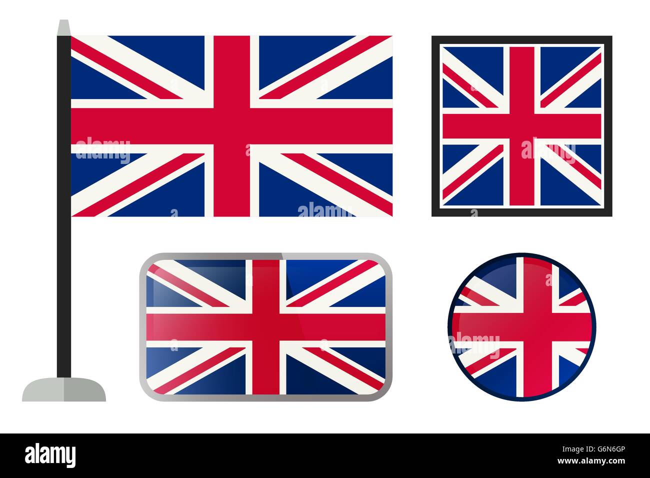 Brit flag Stock Vektorgrafiken kaufen Alamy