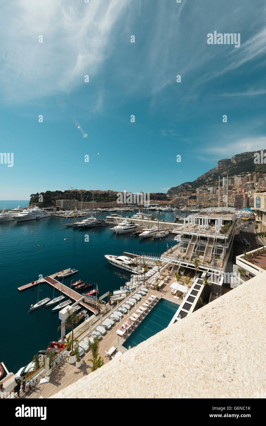 Monaco, Monte Carlo, Marina Stockfoto