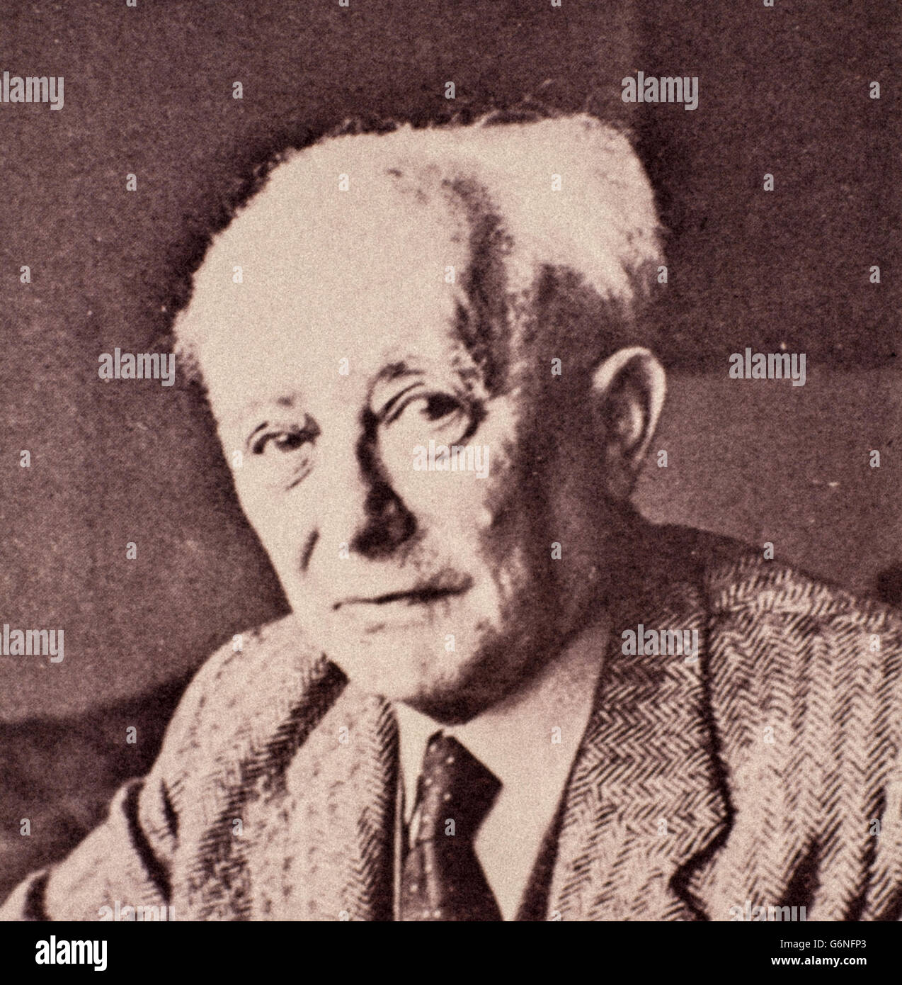Max Born (Breslau, 11. Dezember 1882 - Göttingen, 5. Januar 1970) war ein deutscher Physiker und Mathematiker eingebürgerte Briten, Nobelpreis für Physik 1954 für wichtige Forschungen in der Quantenmechanik und vor allem die statistische Interpretation der Wellenfunktion. Stockfoto
