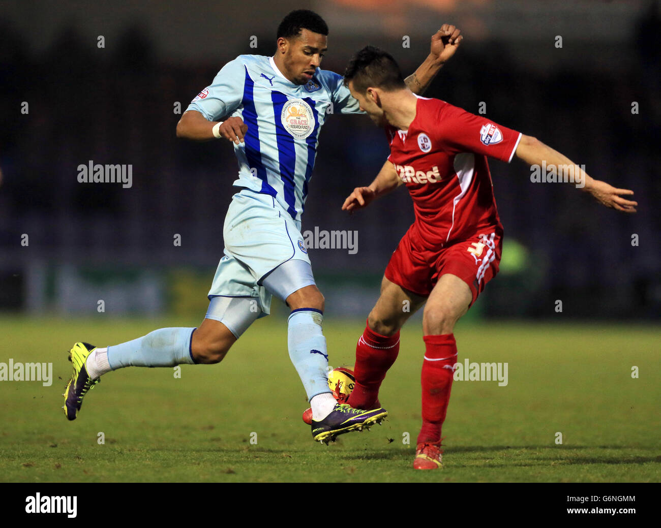 Fußball - Himmel Bet League One - Coventry City V Crawley Town - Sixfields Stadion Stockfoto