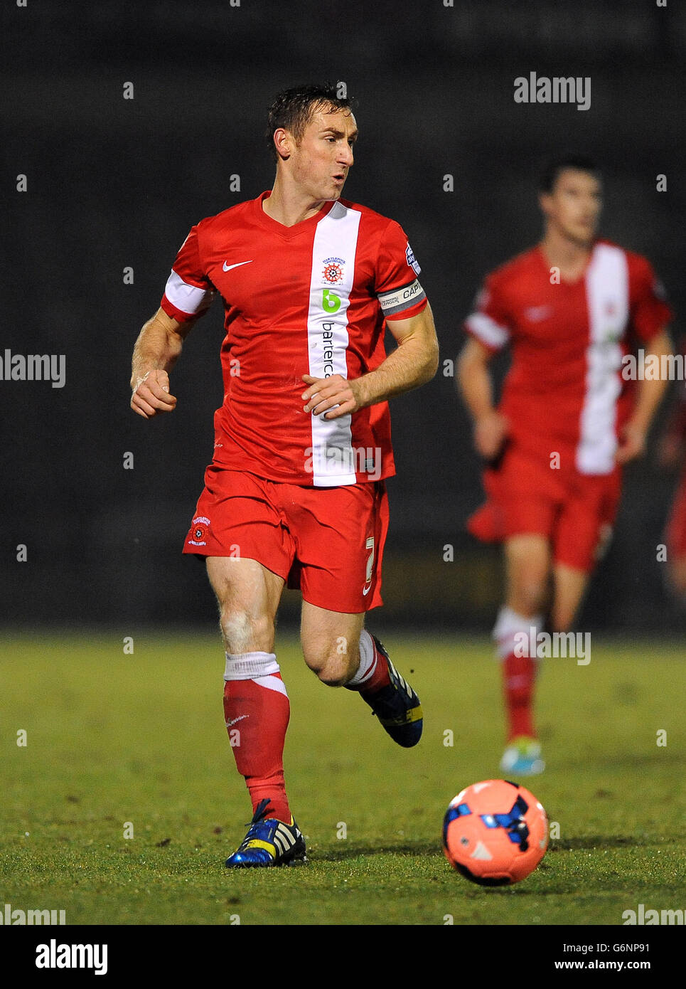 Fußball - FA Cup - zweite Runde - Replay - Coventry City / Hartlepool United - Sixfields Stadium. Neil Austin, Hartlepool United Stockfoto