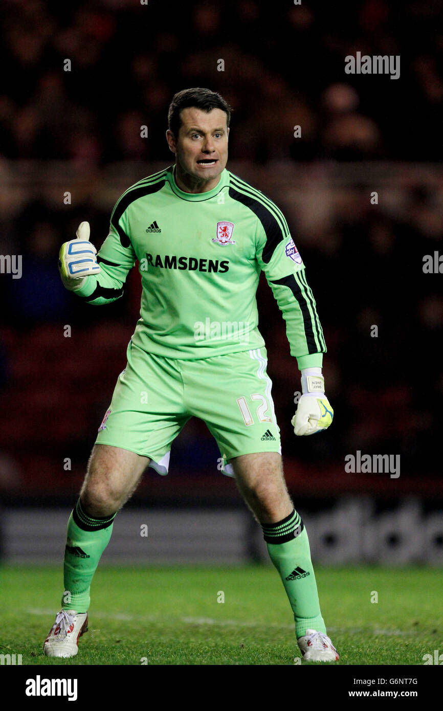 Fußball - Himmel Bet Meisterschaft - Middlesbrough V Burnley - The Riverside Stadium Stockfoto