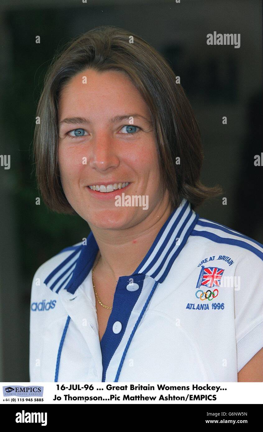 Olympische Spiele - Großbritannien Womens Hockey Porträts, Köpfe Stockfoto