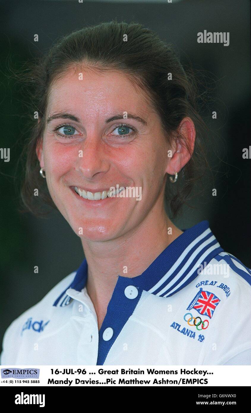 Olympische Spiele - Großbritannien Womens Hockey Porträts, Köpfe Stockfoto