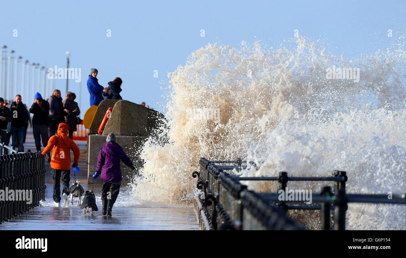 3. Jan Winterwetter Stockfoto