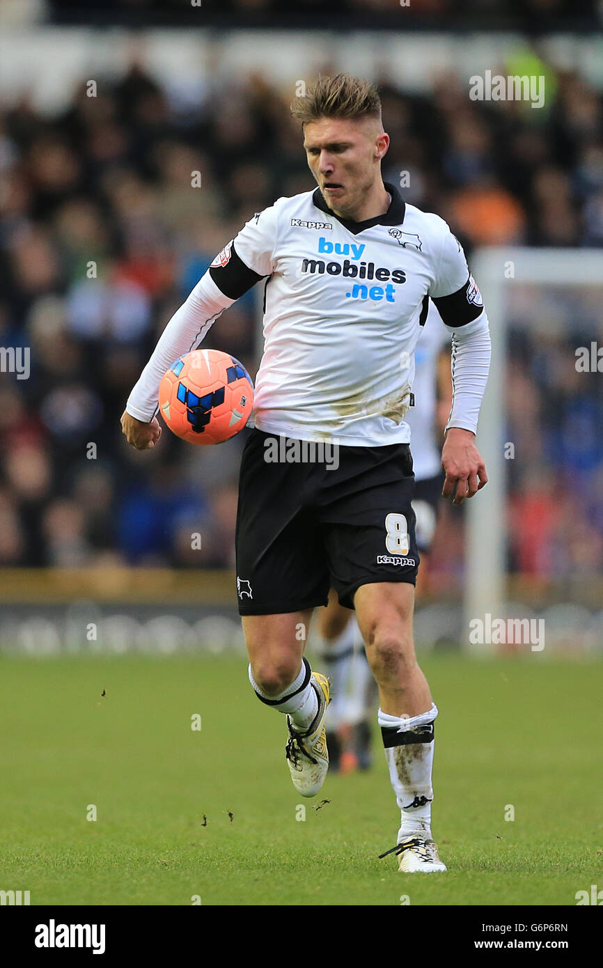 Fußball - FA Cup - Dritte Runde - Derby County / Chelsea - iPro Stadium. Jeff Hendrick, Derby County Stockfoto
