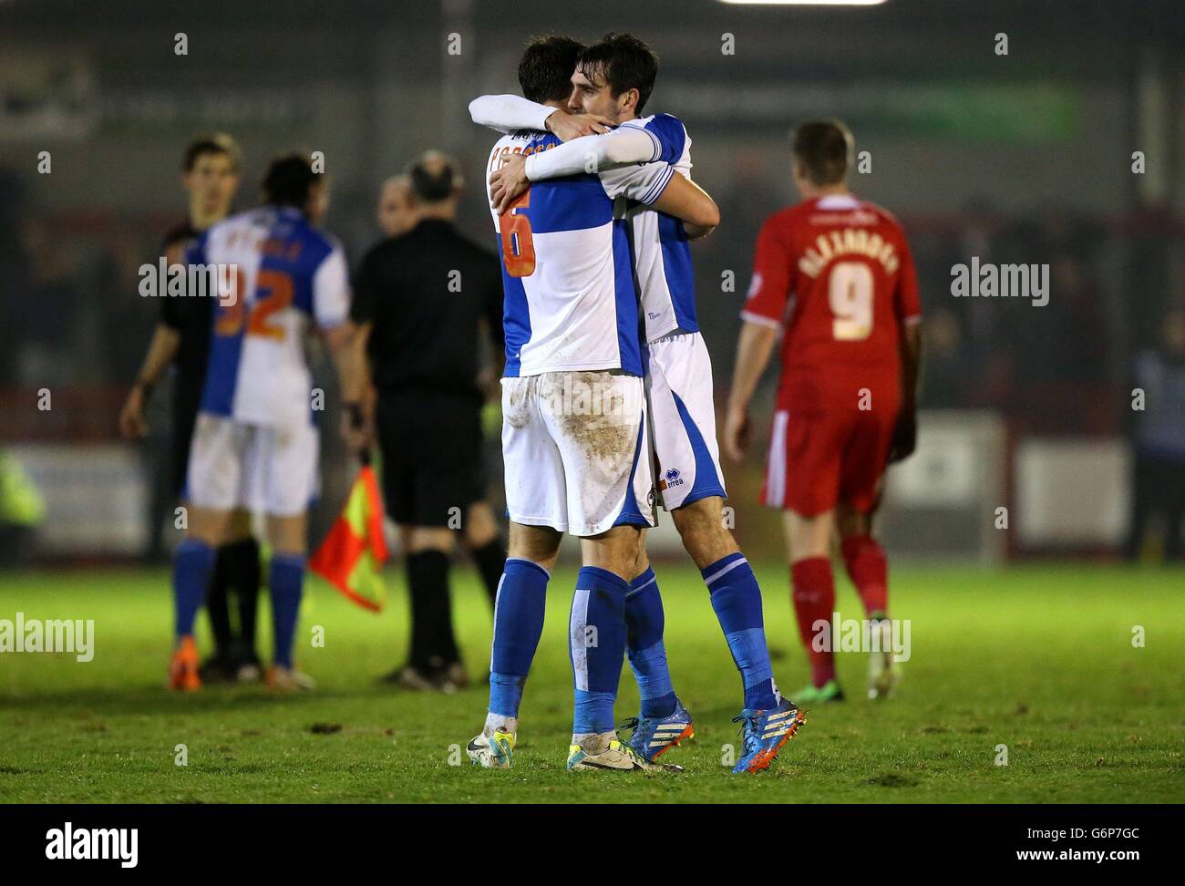 Fußball - Pokal - zweite Runde - Replay - Crawley V Bristol Rovers - Checkatrade.com Stadion Stockfoto