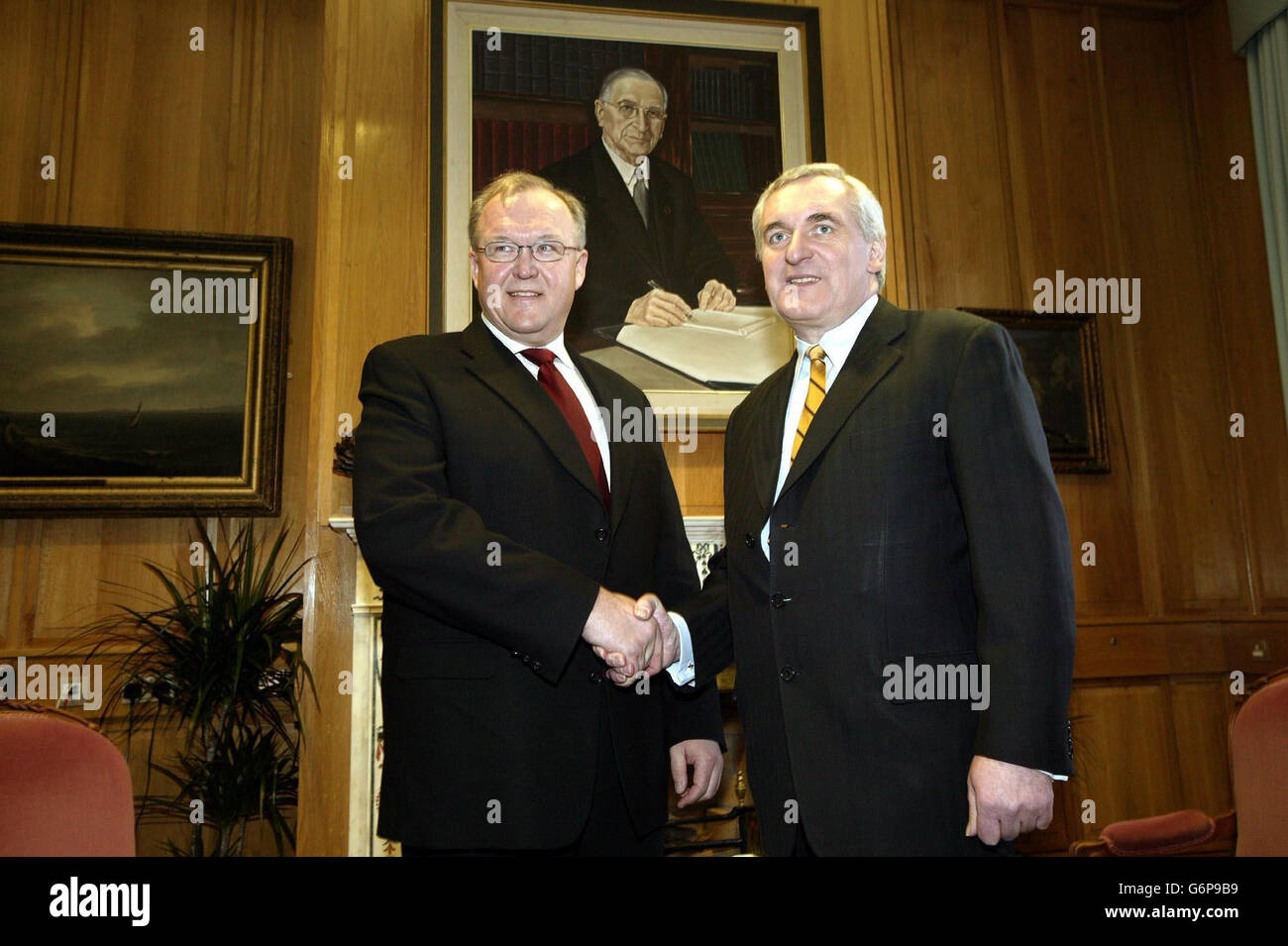 Schwedische Ministerpräsident in Dublin Stockfoto