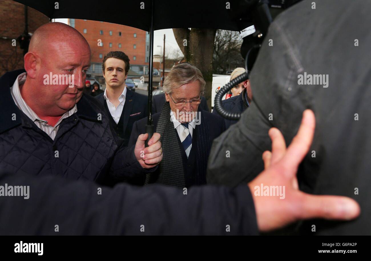 Bill Roache Gerichtsverfahren Stockfoto