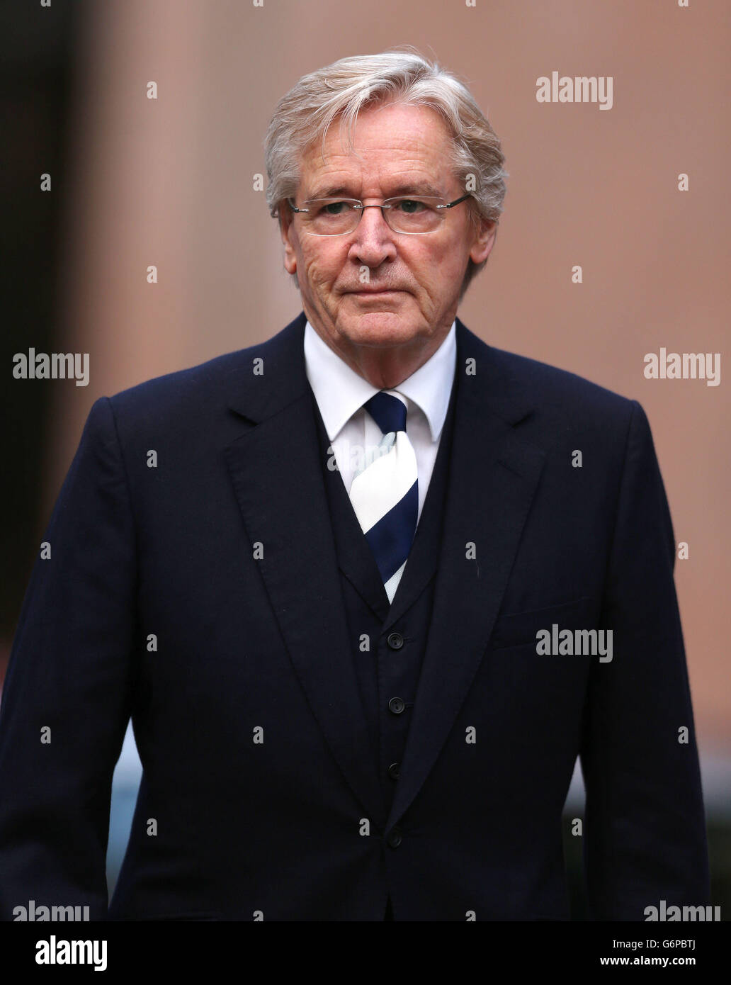 Bill Roache Gerichtsverfahren Stockfoto