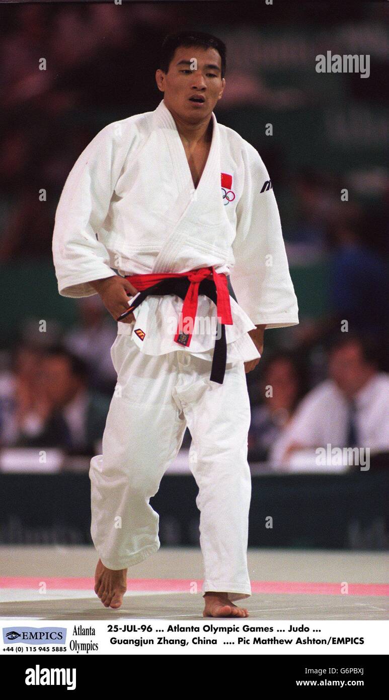 25-JUL-96. Die Olympischen Spiele In Atlanta. Judo. Guangjun Zhang, China Stockfoto