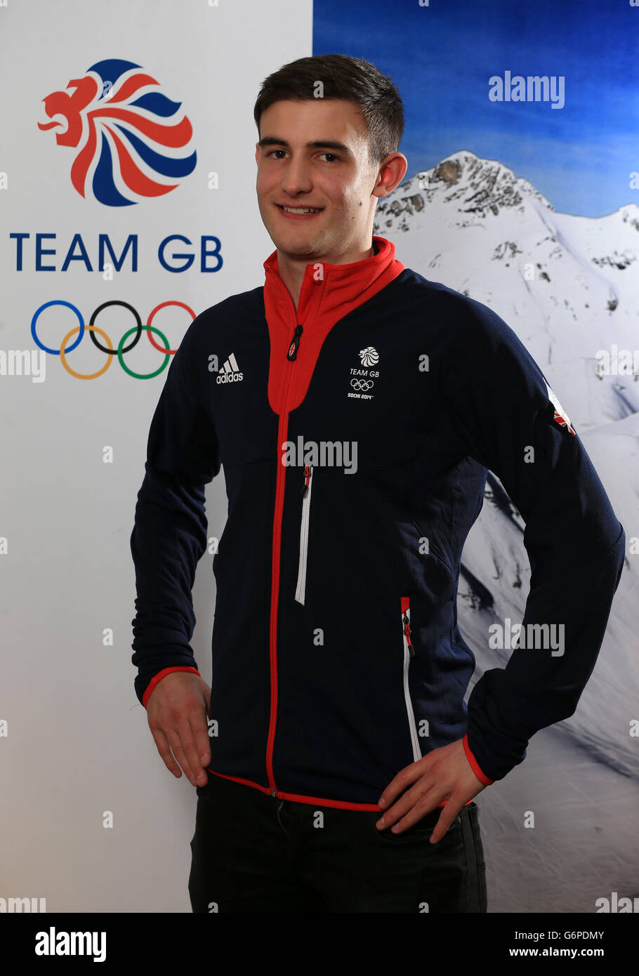 Olympischen Winterspiele - Team GB Kitting Session - Tag 3 - Adidas Zentrum Stockfoto