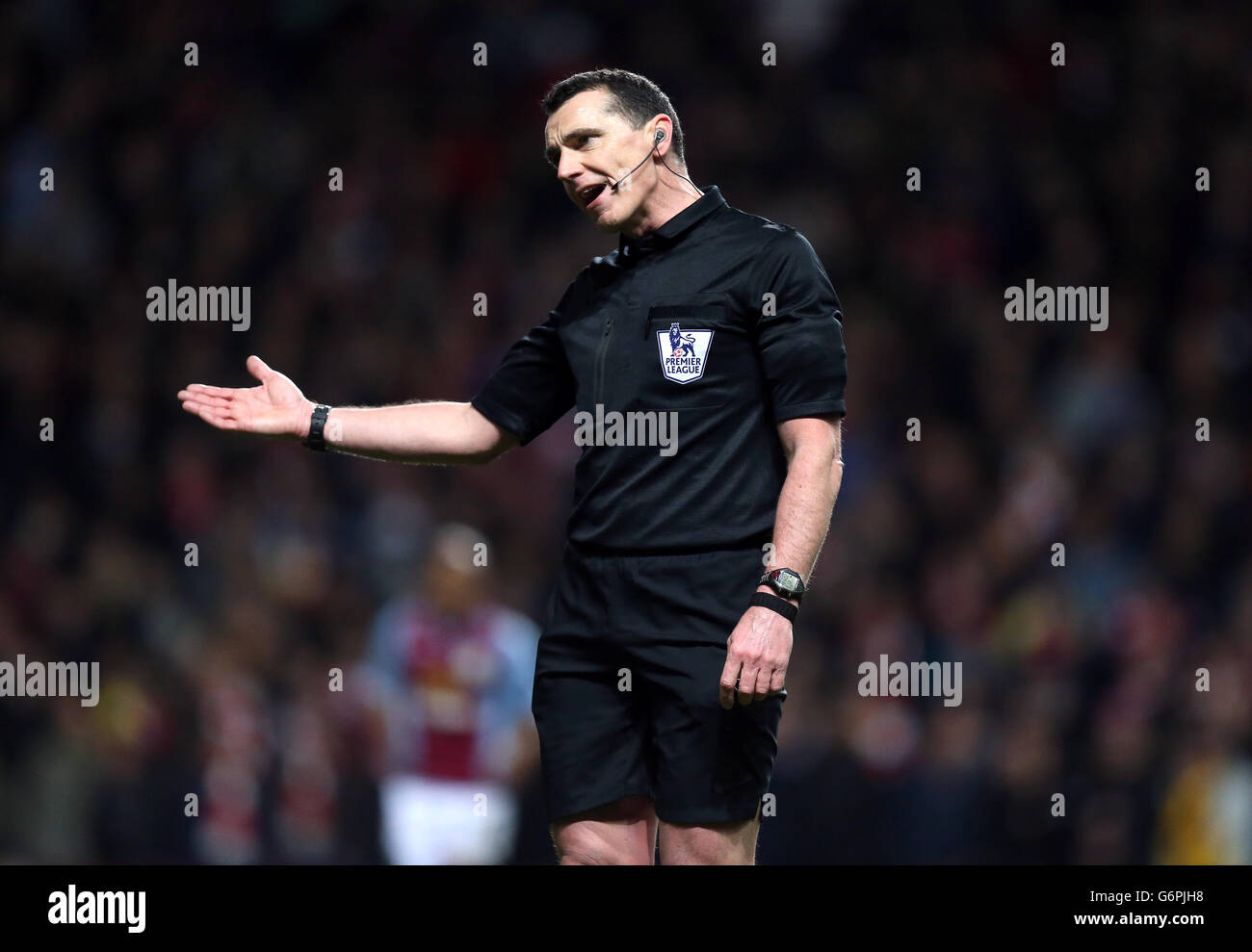 Fußball - Barclays Premier League - Aston Villa V Arsenal - Villa Park Stockfoto