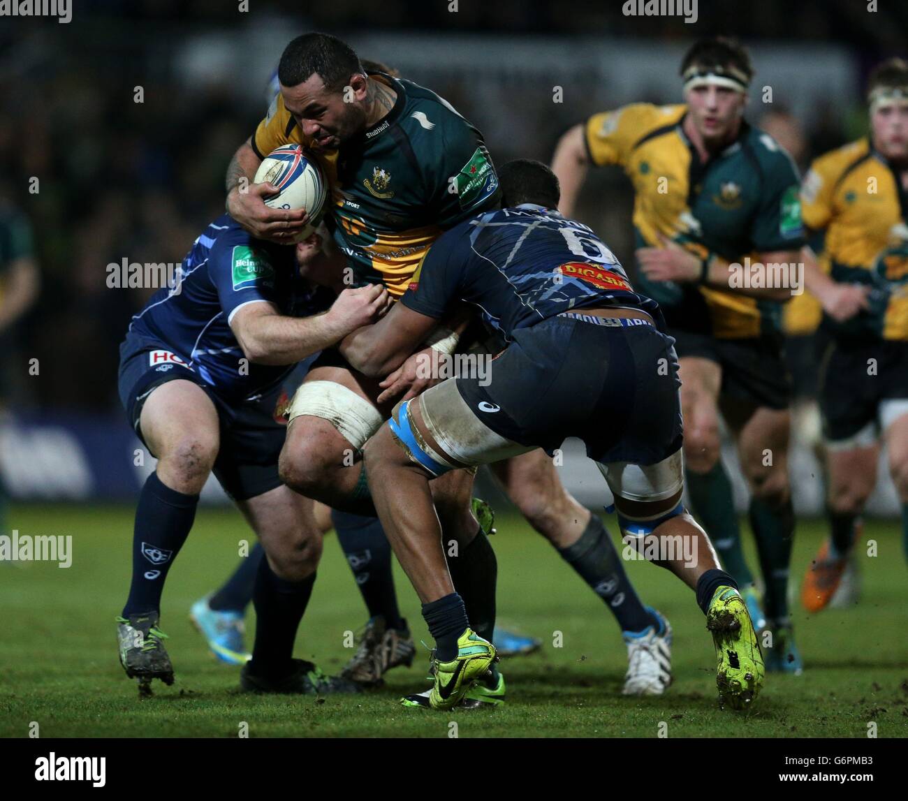 Rugby-Union - Heineken Cup - ein Pool - Northampton Saints V Castres - Franklin Gardens Stockfoto