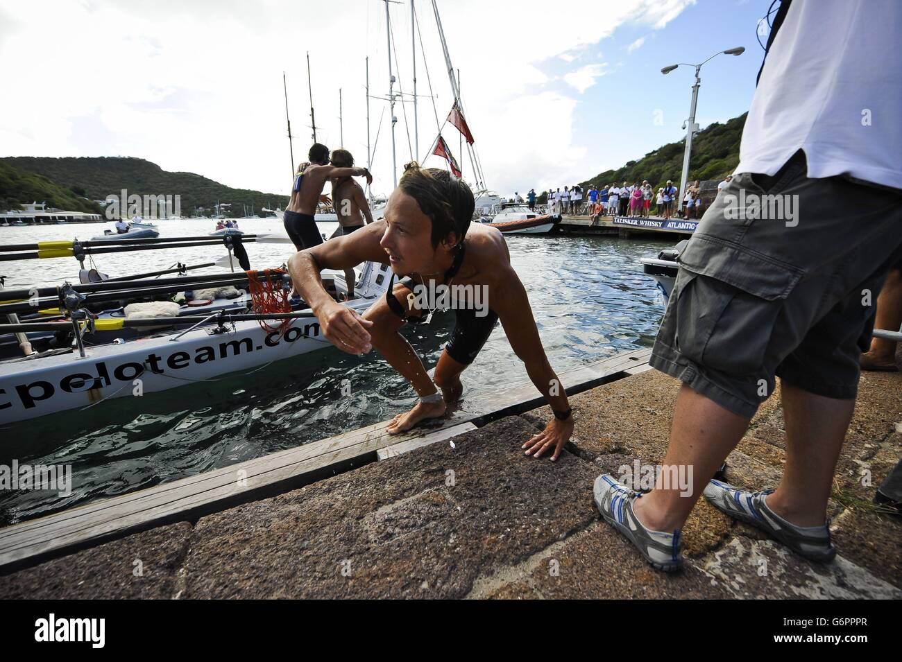 Die Talisker-Whisky Atlantic Challenge Stockfoto