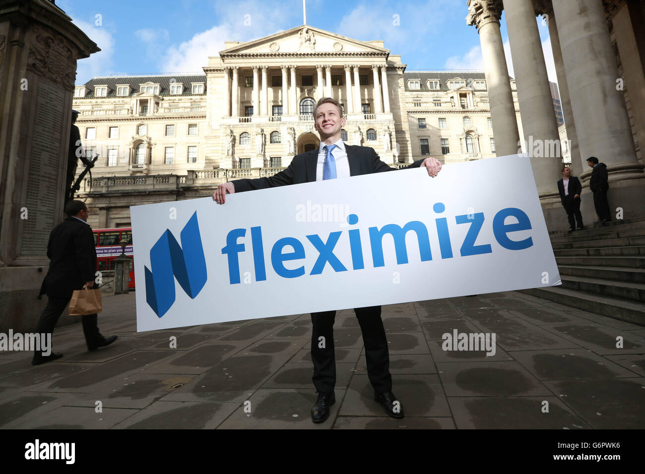 Start des Fleximize Stockfoto