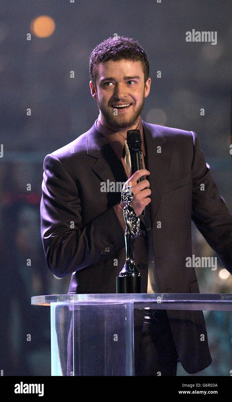 Justin Timberlake Briten 2004 Stockfoto