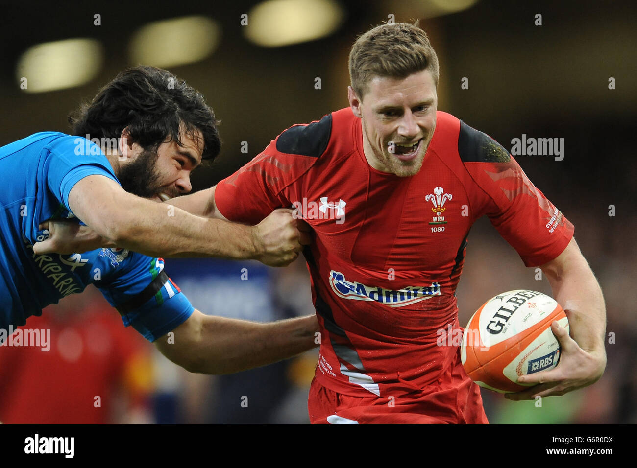 Rugby-Union - RBS 6 Nations - Wales V Italien - Millennium Stadium Stockfoto