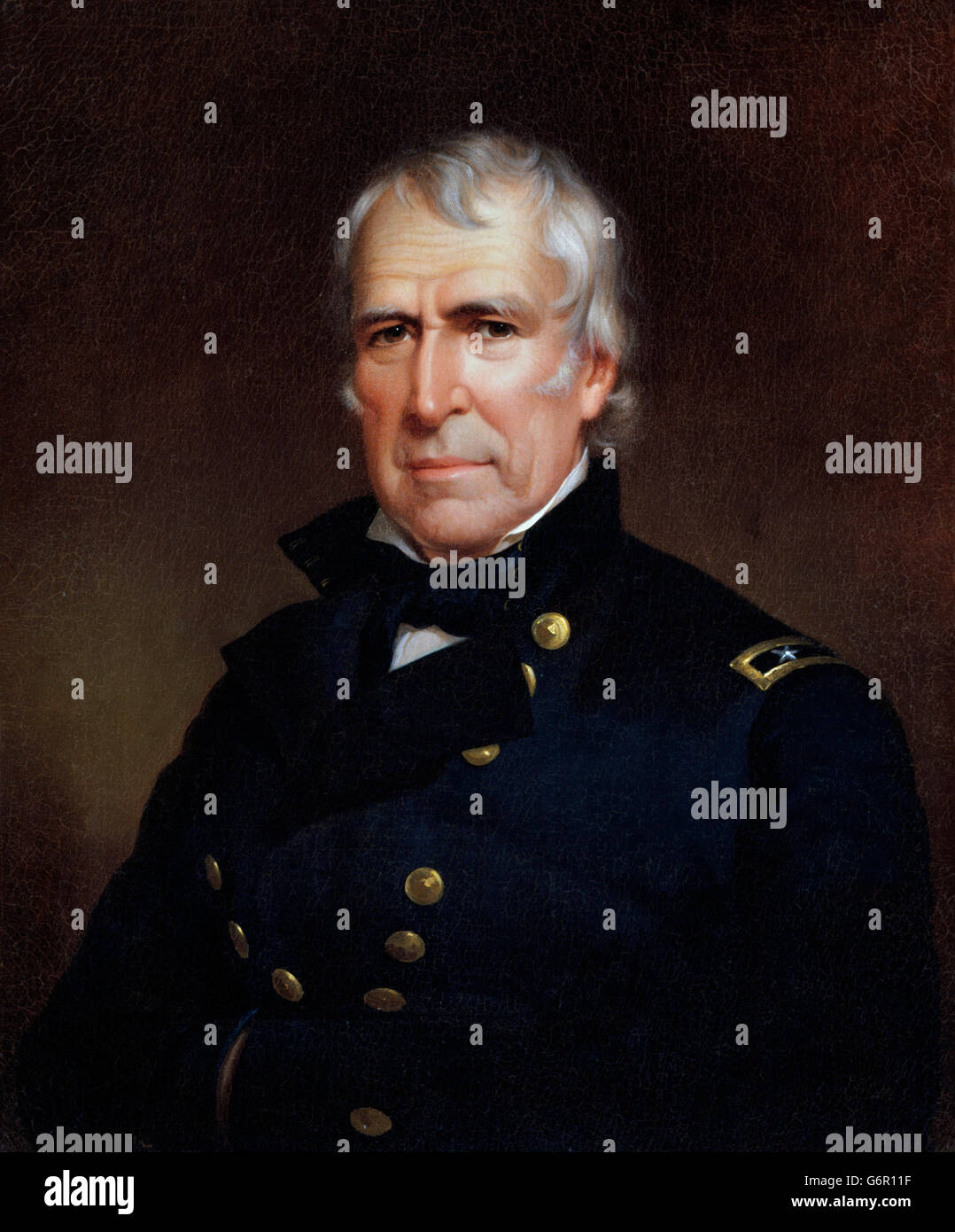 Zachary Taylor. Porträt von der 12. US-Präsident Zachary Taylor (1784-1850) von James Reid Lambdin, 1848 Stockfoto