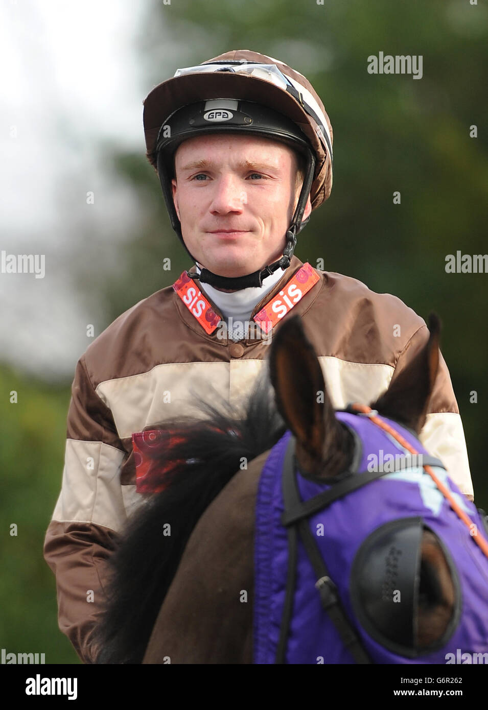 Pferderennen - Lingfield Park. Frederik Tylicki, Jockey Stockfoto