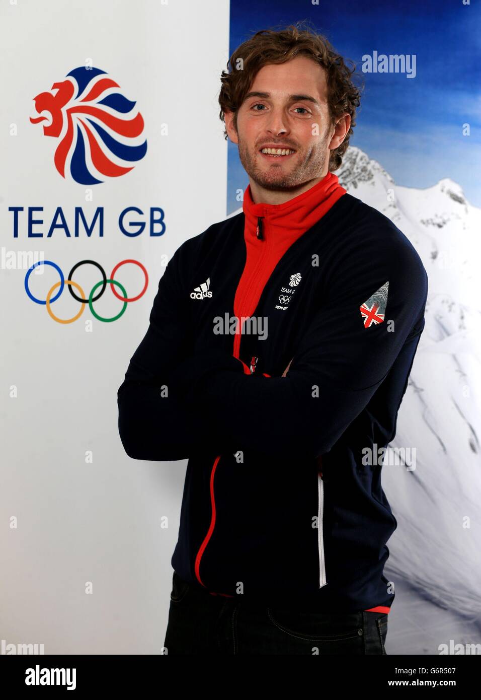 Olympischen Winterspiele - Team GB Kitting Session - Tag 2 - Adidas Zentrum Stockfoto